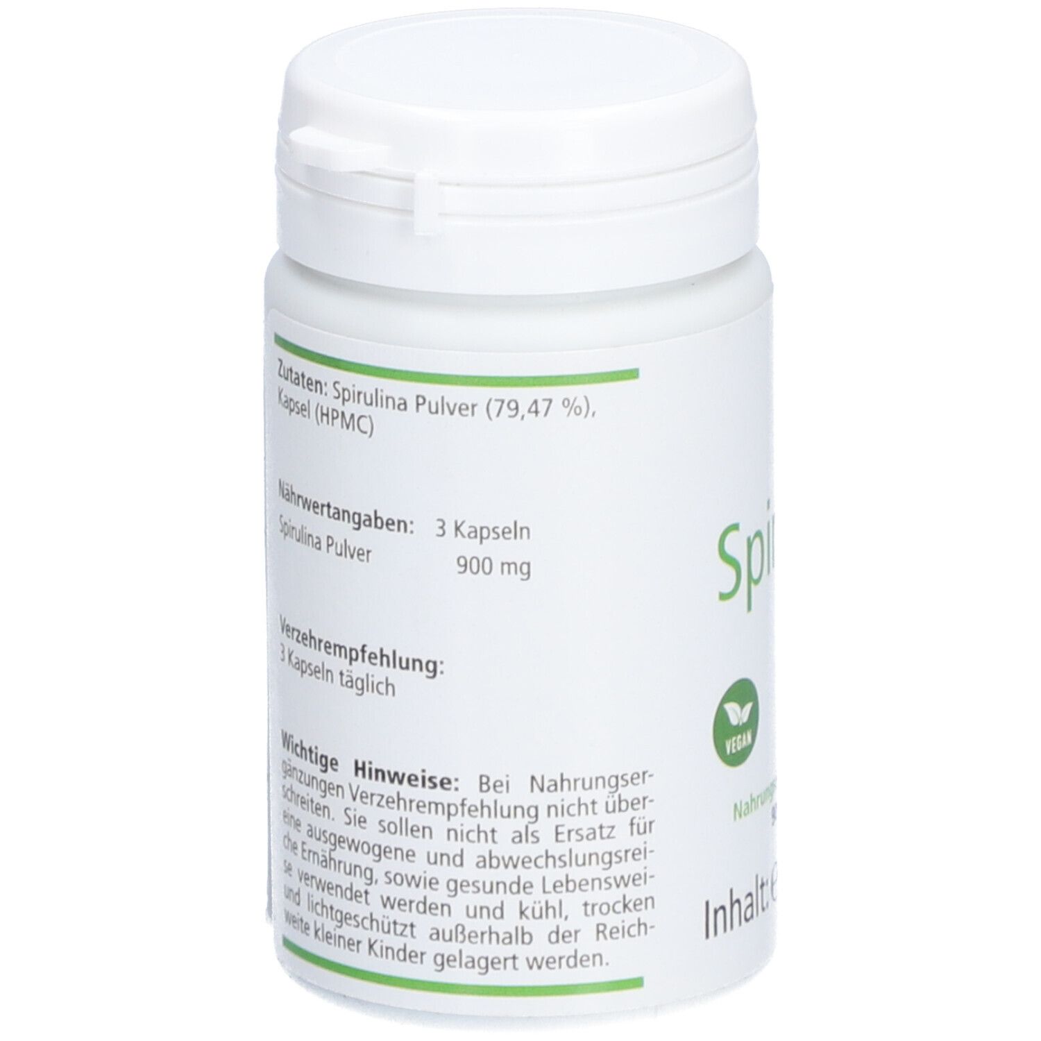 Spirulina Kapseln 90 St