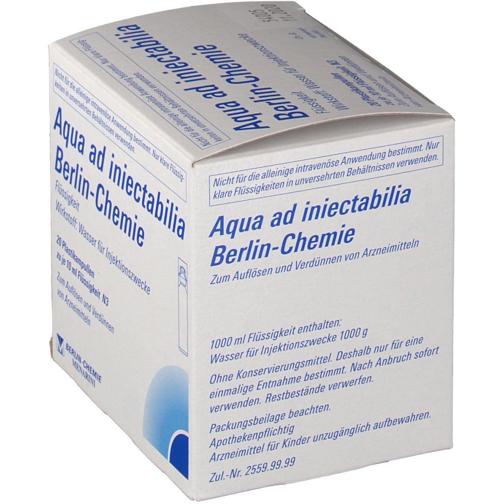 Aqua ad iniectabilia Berlin-Chemie Flüssigkeit