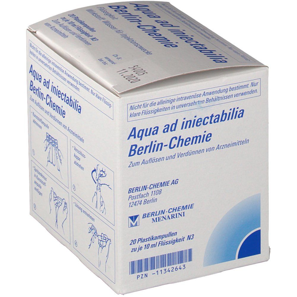 Aqua ad iniectabilia Berlin-Chemie Flüssigkeit