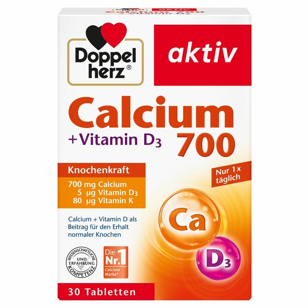 Doppelherz® aktiv Calcium 700 + Vitamine D3