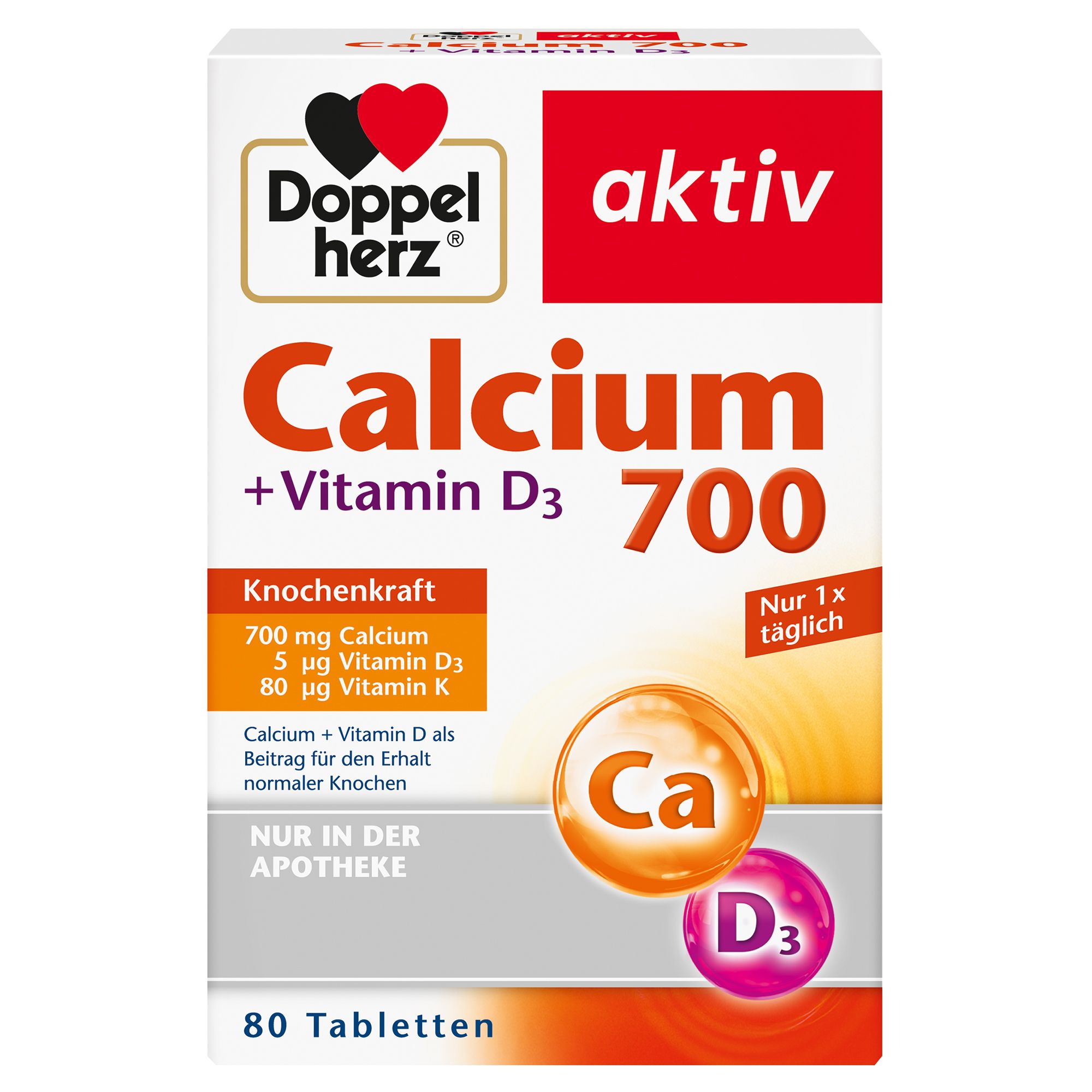 Doppelherz Calcium 700 + D3