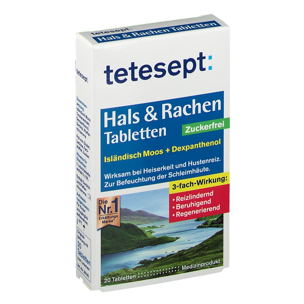 tetesept® Hals & Rachen Tabletten Zuckerfrei