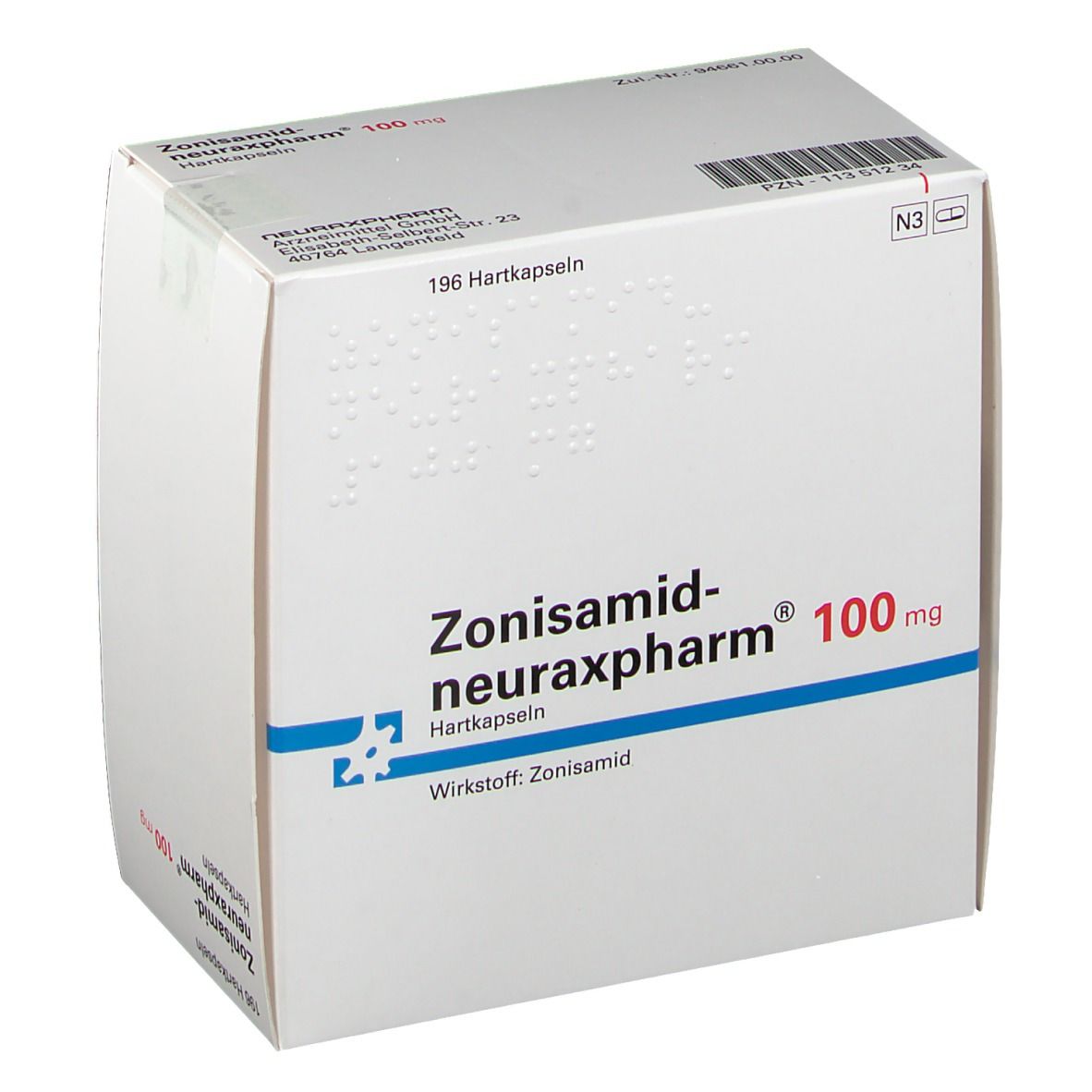 Zonisamid-neuraxpharm® 100 mg