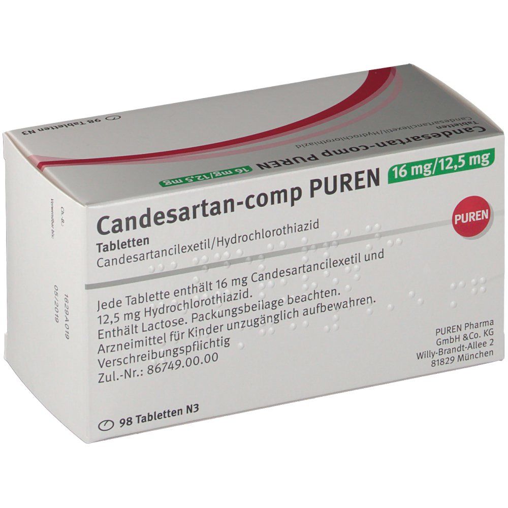 Candesartan-comp PUREN 16 mg/12,5 mg