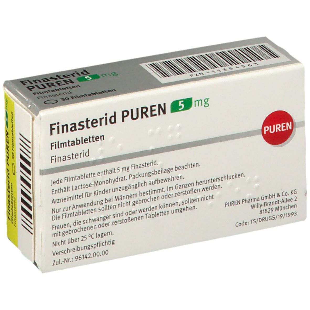 Finasterid PUREN 5 mg