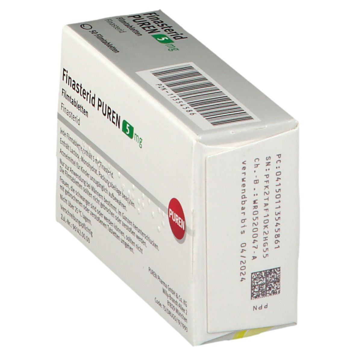 Finasterid PUREN 5 mg