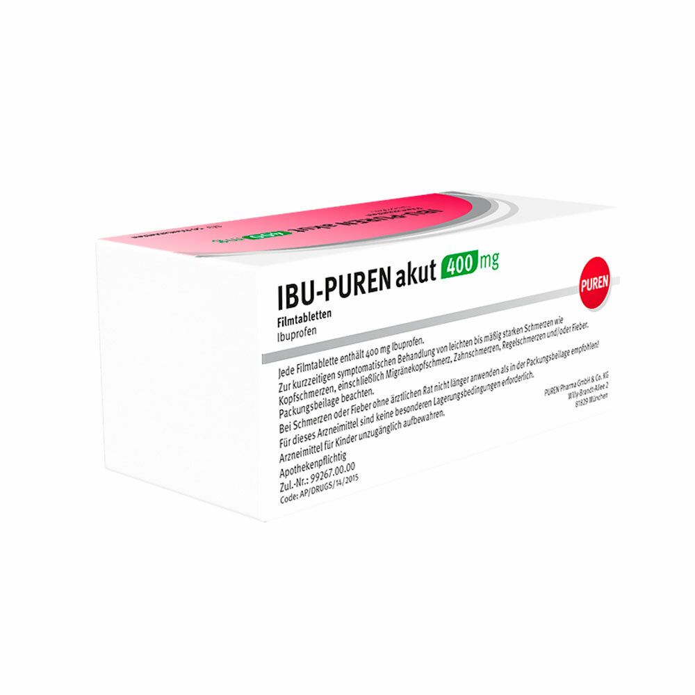 Ibuprofen PUREN Akut 400 mg