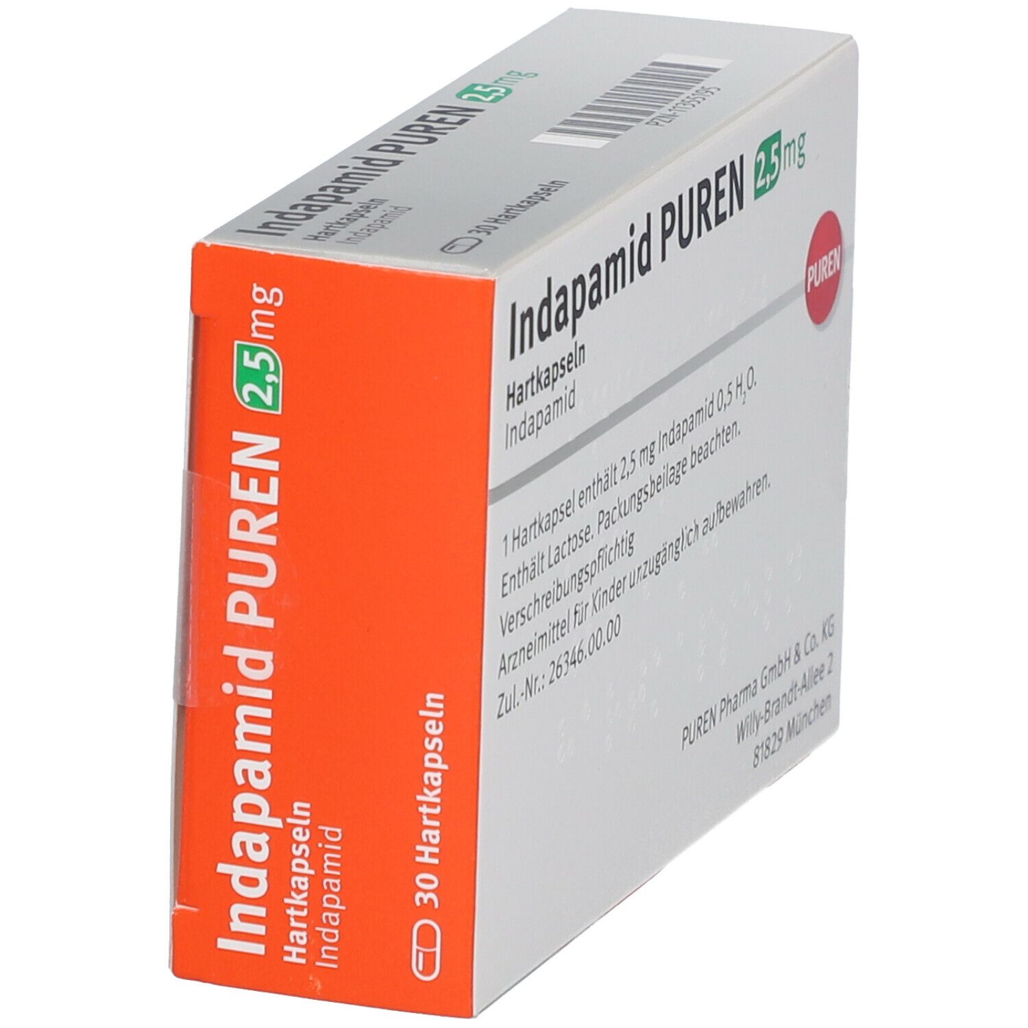 Indapamid PUREN 2,5 mg