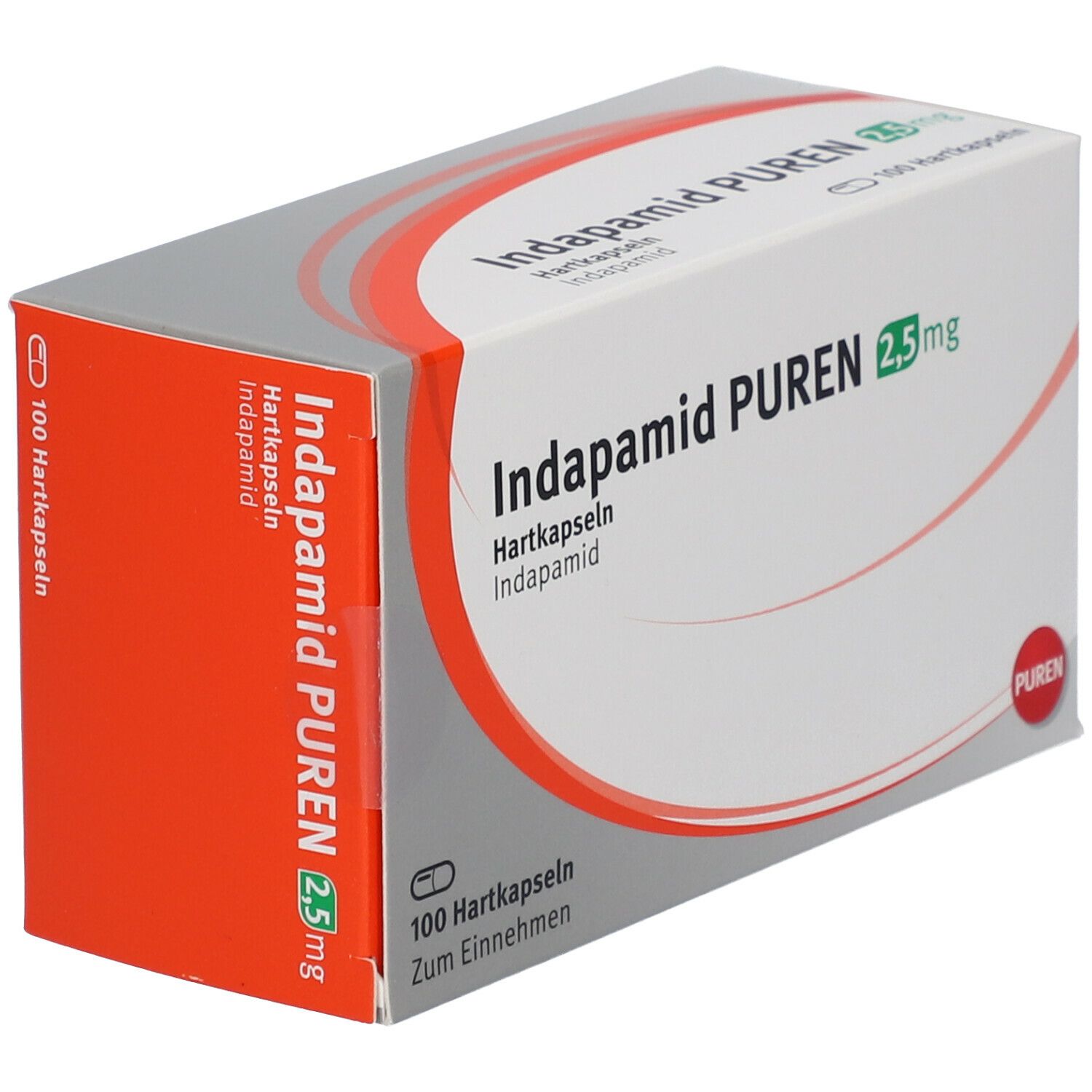 Indapamid Puren 2,5 mg Hartkapseln 50 St