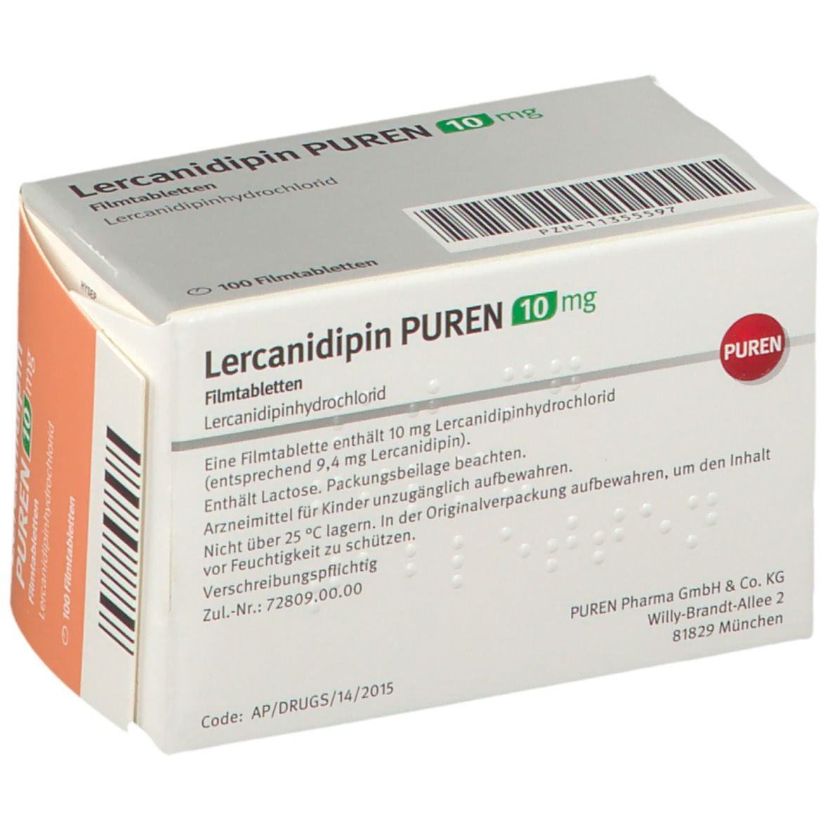 Lercanidipin PUREN 10 mg