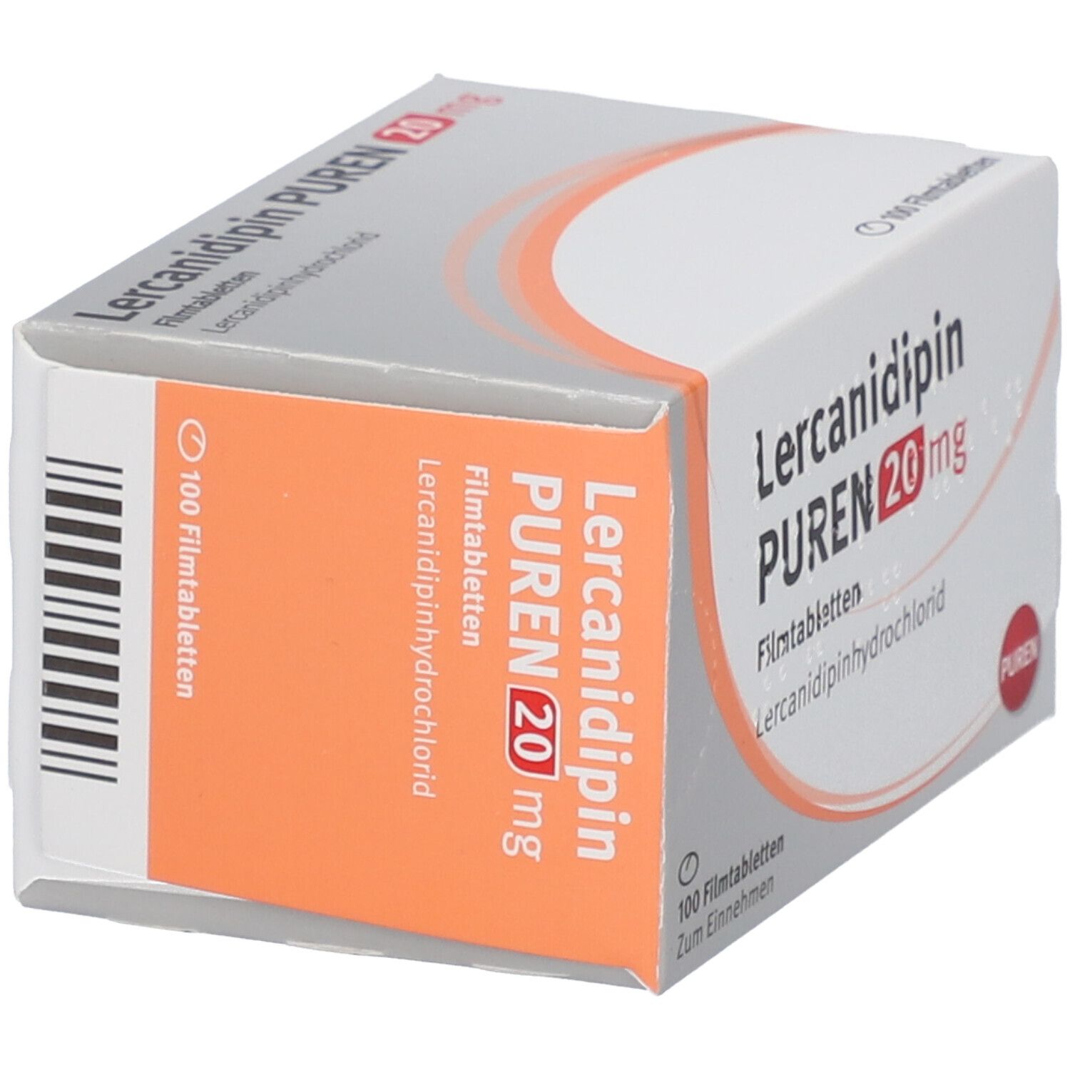 Lercanidipin Puren 20 mg Filmtabletten 100 St