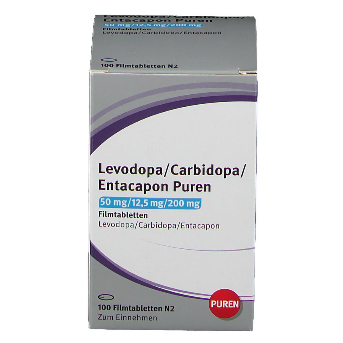 LEVODOPA/Carbidopa/Entacapon Puren 50/12,5/200
