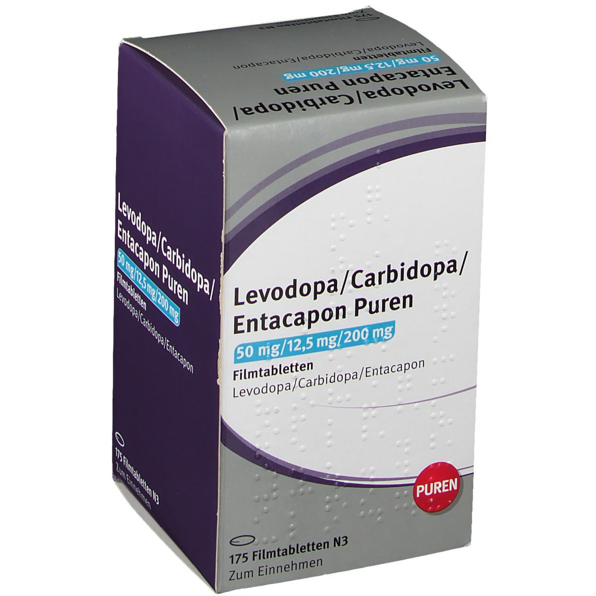 Levodopa/Carbidopa/Entacapon PUREN 50/12,5/200
