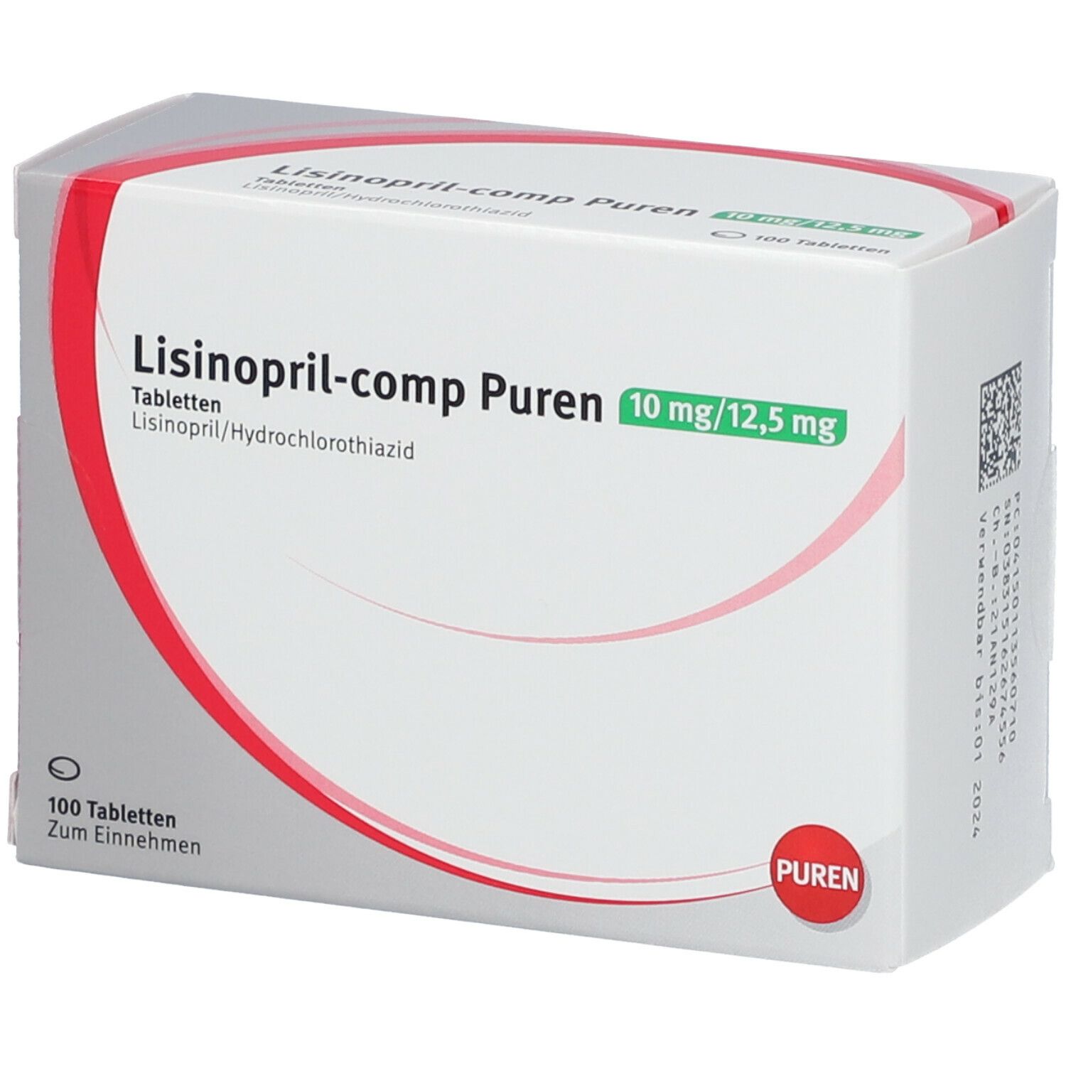 Lisinopril-comp PUREN 10 mg/12,5 mg