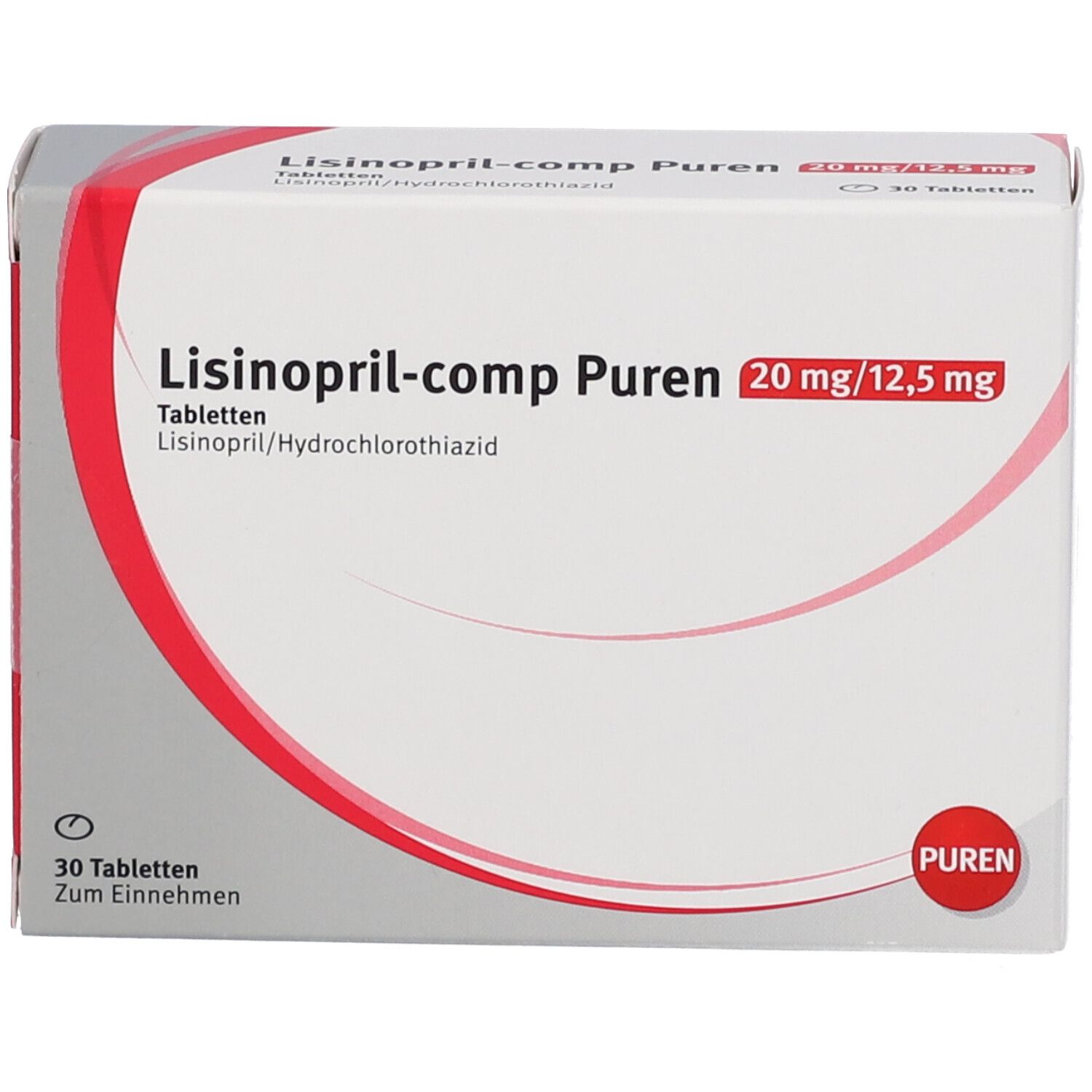 Lisinopril-comp PUREN 20 mg/12,5 mg