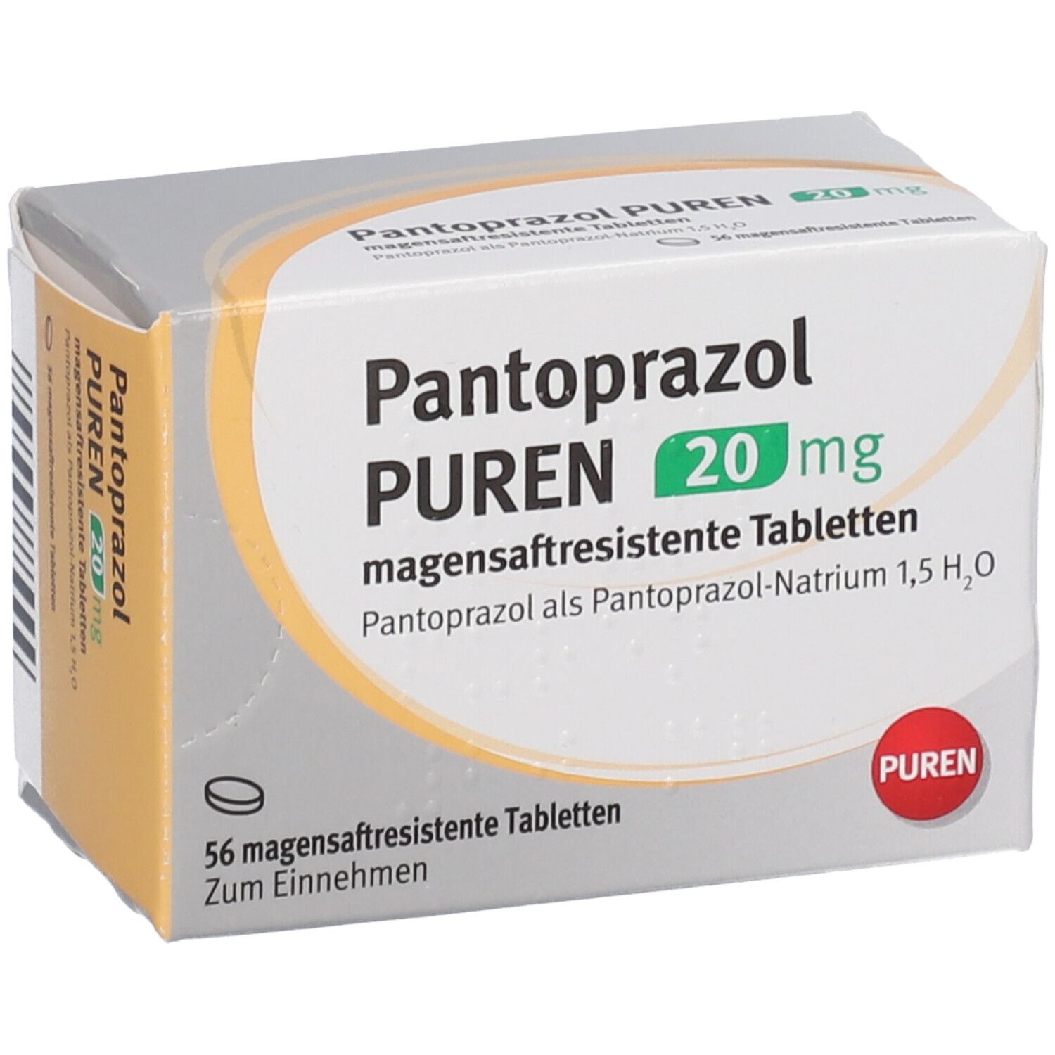 Pantoprazol PUREN 20 mg