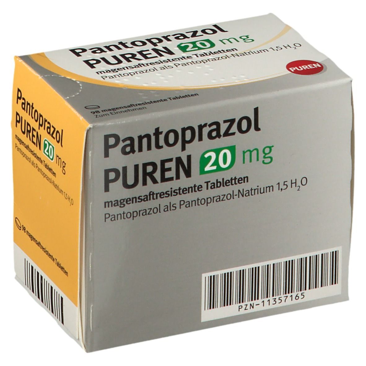 Pantoprazol PUREN 20 mg
