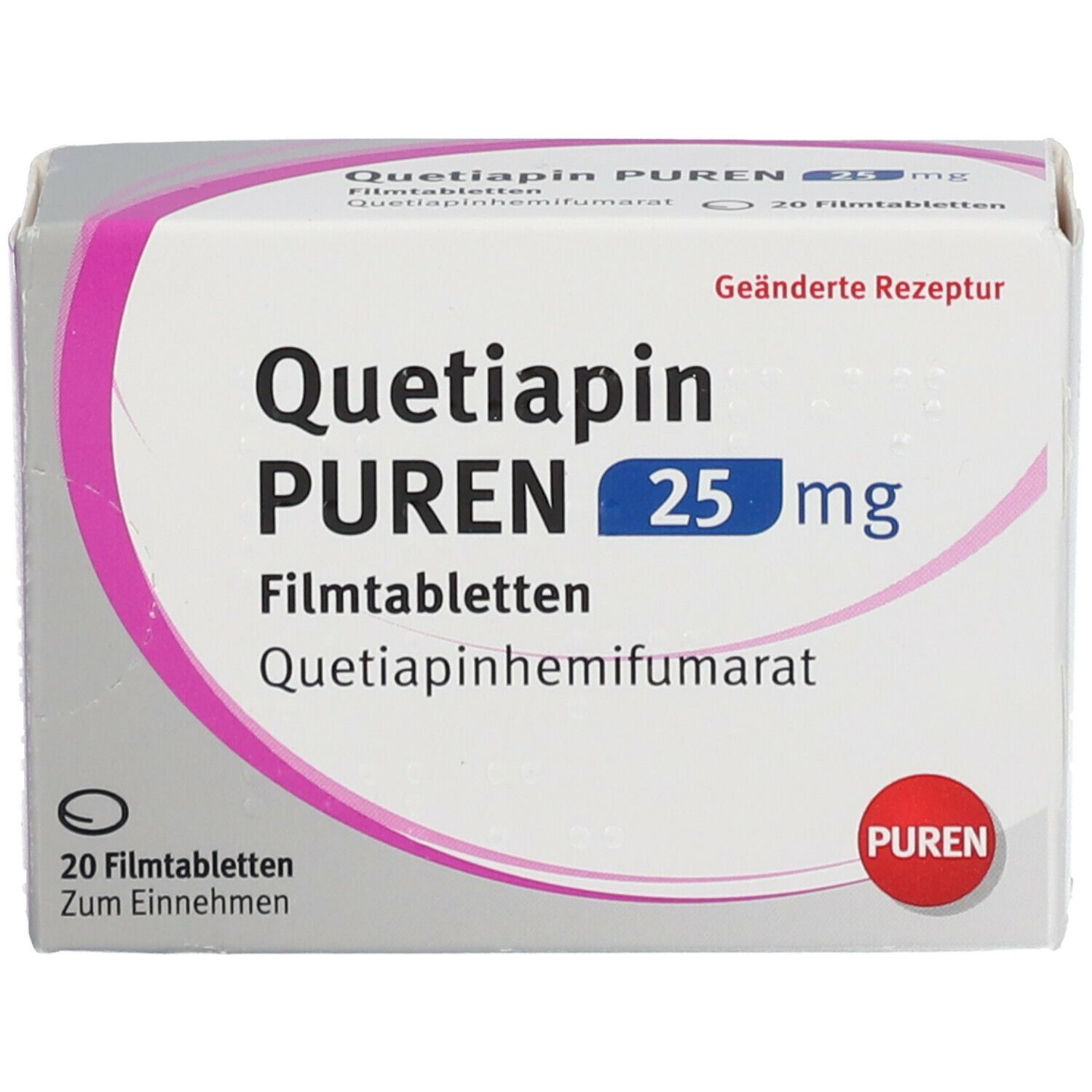 Quetiapin PUREN 25 mg