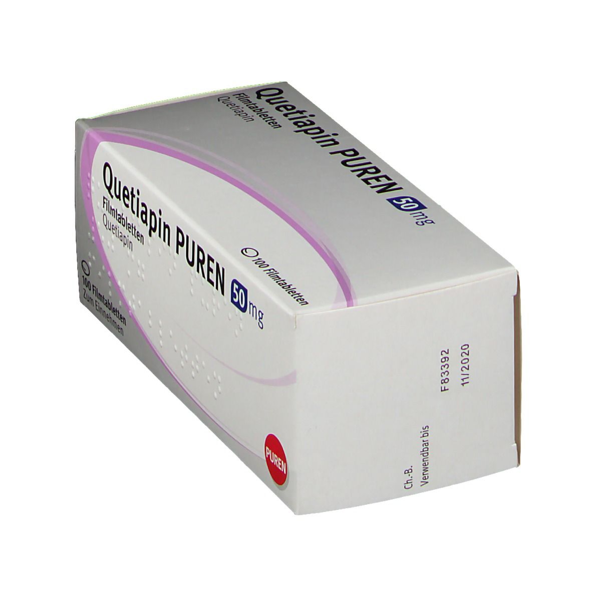 Quetiapin PUREN 50 mg