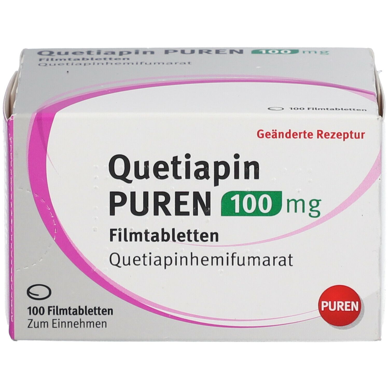 Quetiapin PUREN 100 mg