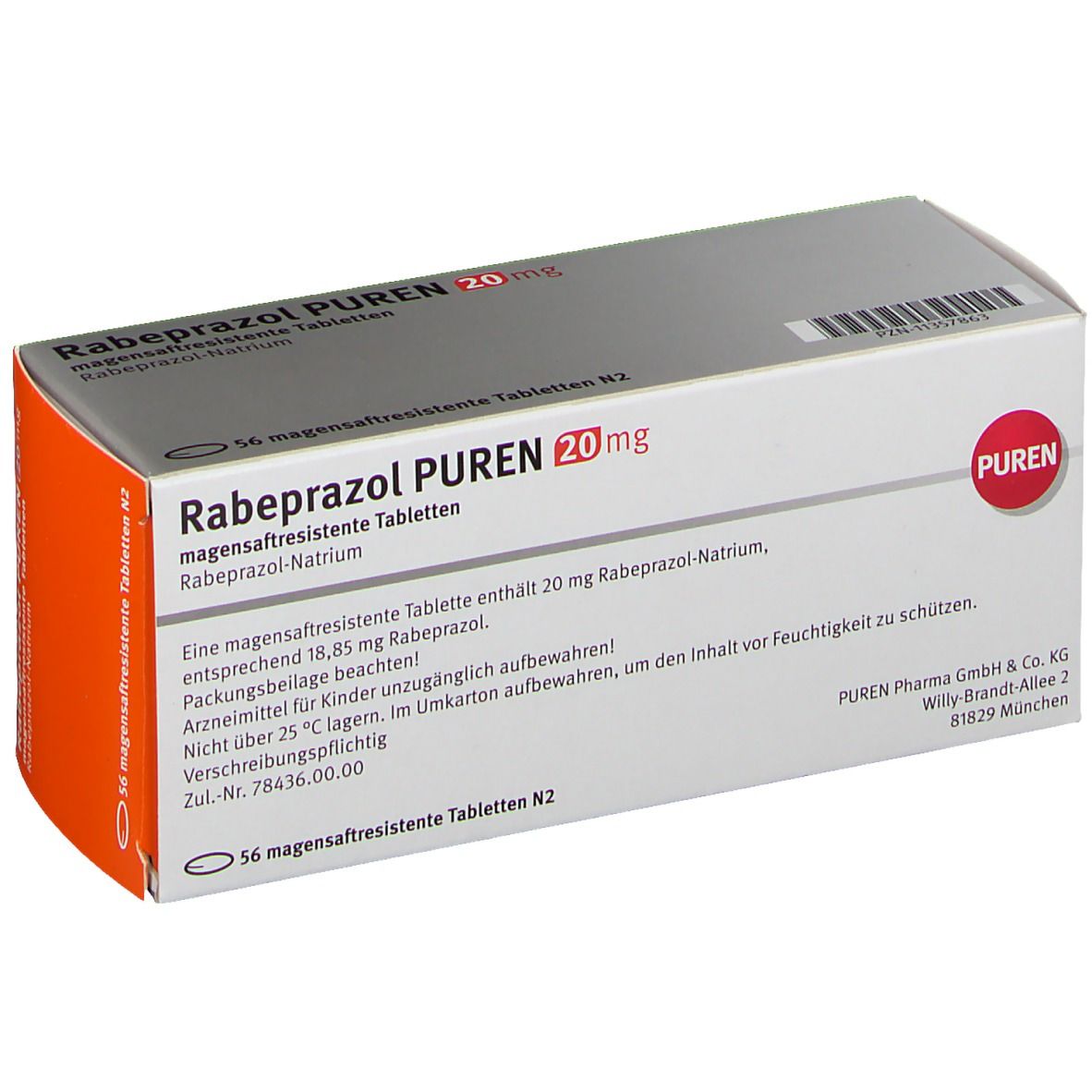 Rabeprazol PUREN 20 mg