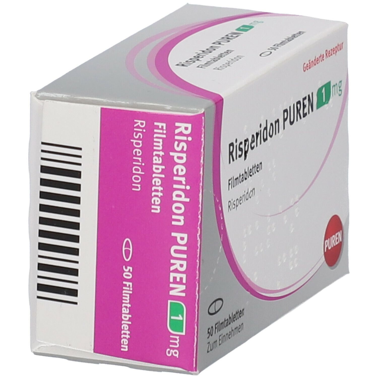 Risperidon Puren 1 mg Filmtabletten 50 St