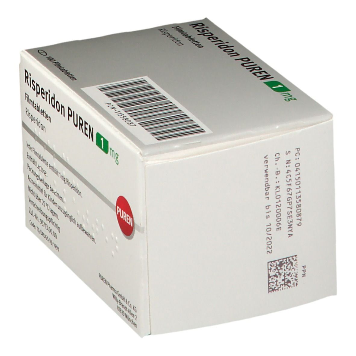 Risperidon PUREN 1 mg