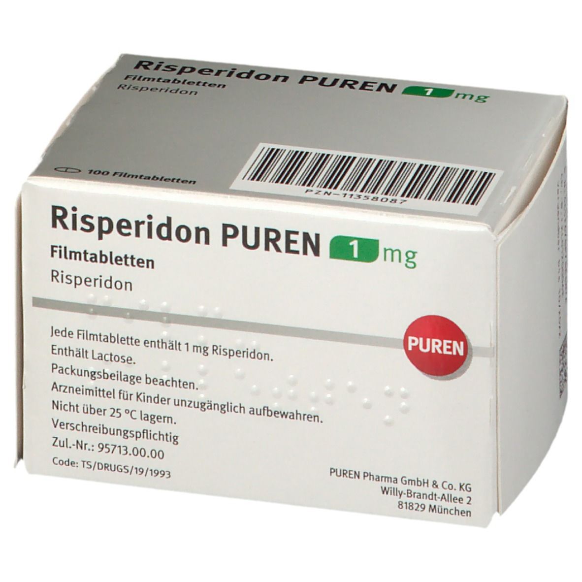 Risperidon PUREN 1 mg
