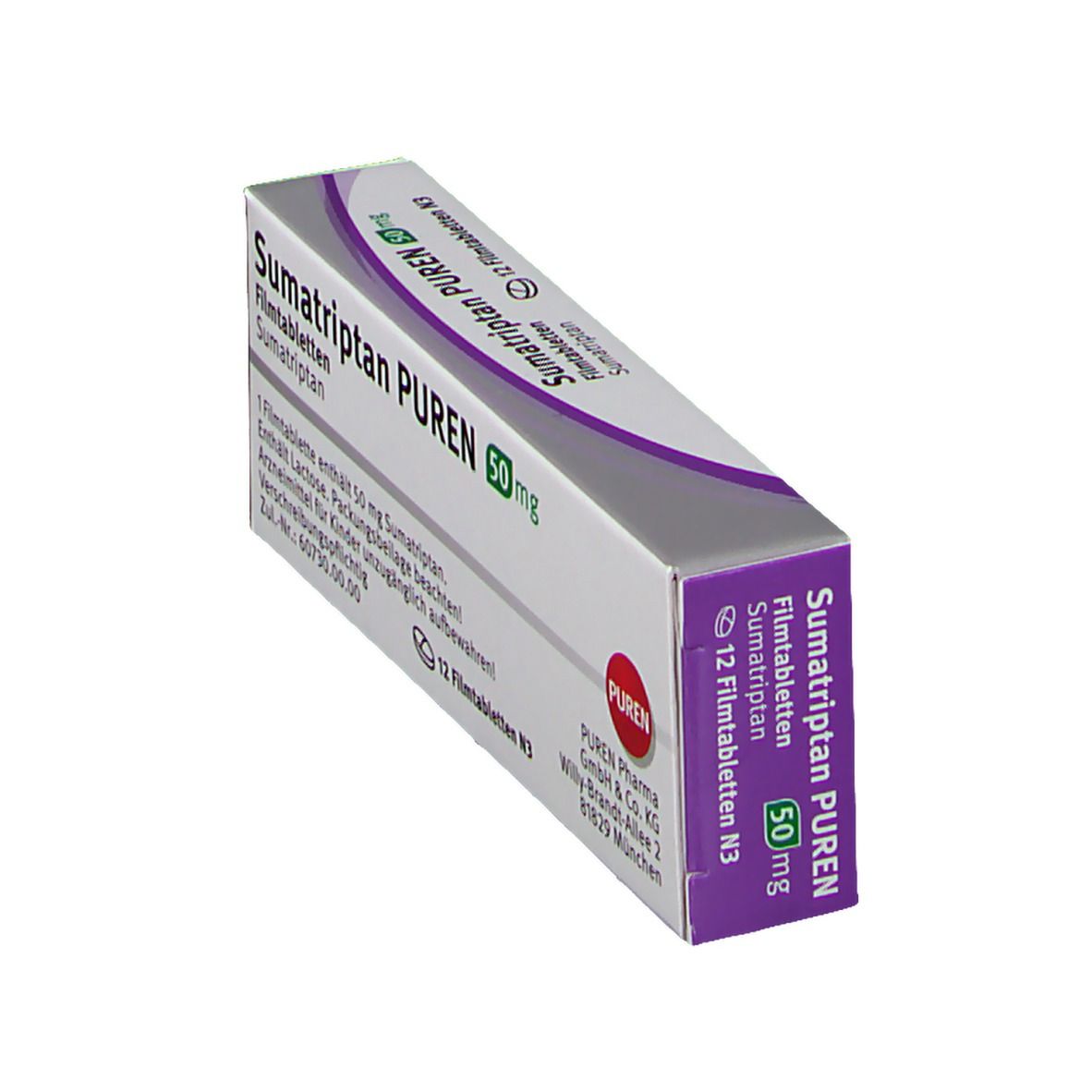 Sumatriptan PUREN 50 mg