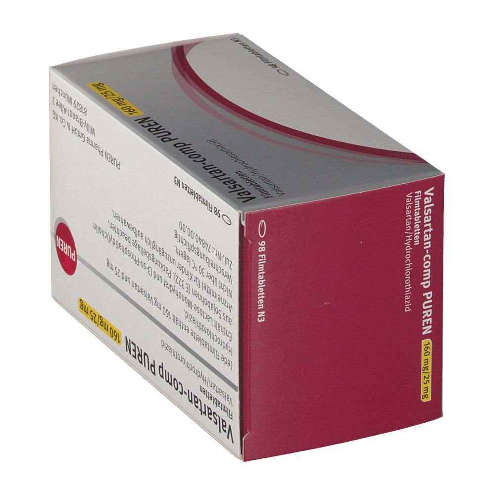 Valsartan-comp PUREN 160 mg/25 mg