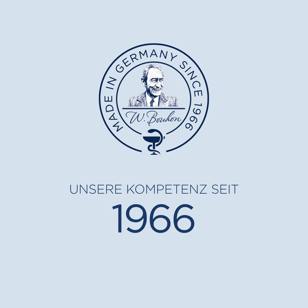 Qualitätsmerkmal: Made in Germany seit 1966, W.B. Böhme.