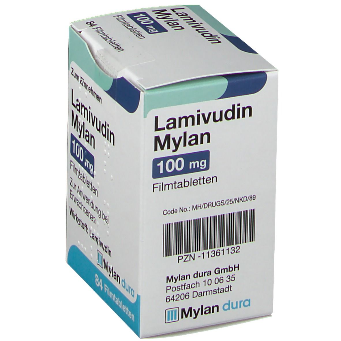 Lamivudin Mylan 100 mg Filmtabletten 84 St