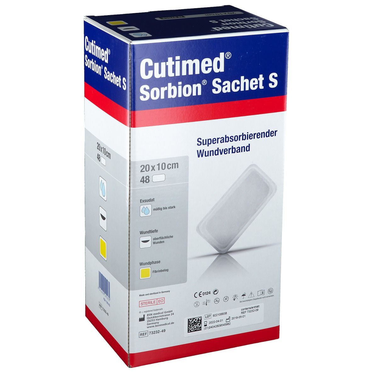 Cutimed Sorbion Sachet S Wundauflage 20x30 cm 48 St Pflaster