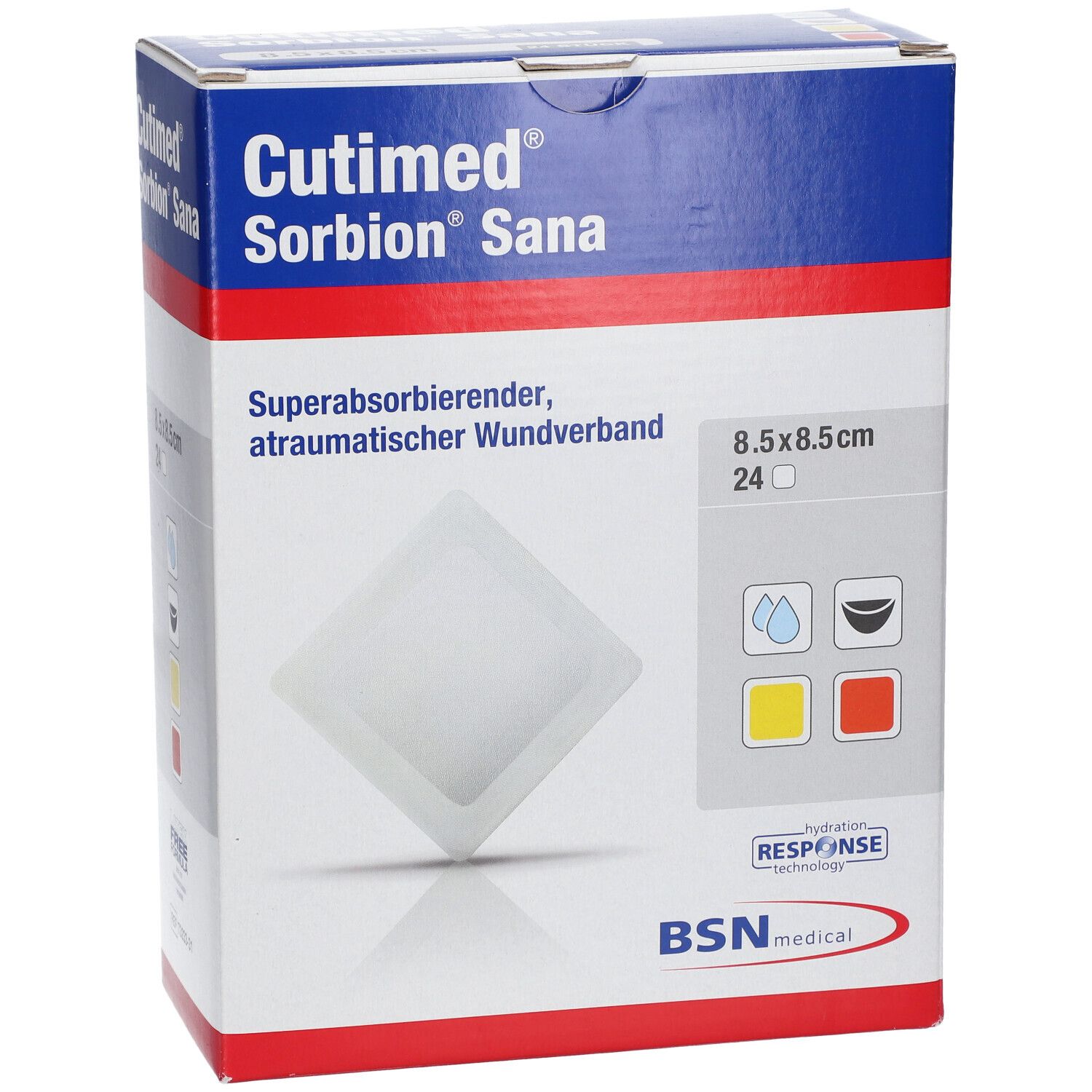 Cutimed® Sorbion Sana 8,5 cm x 8,5 cm
