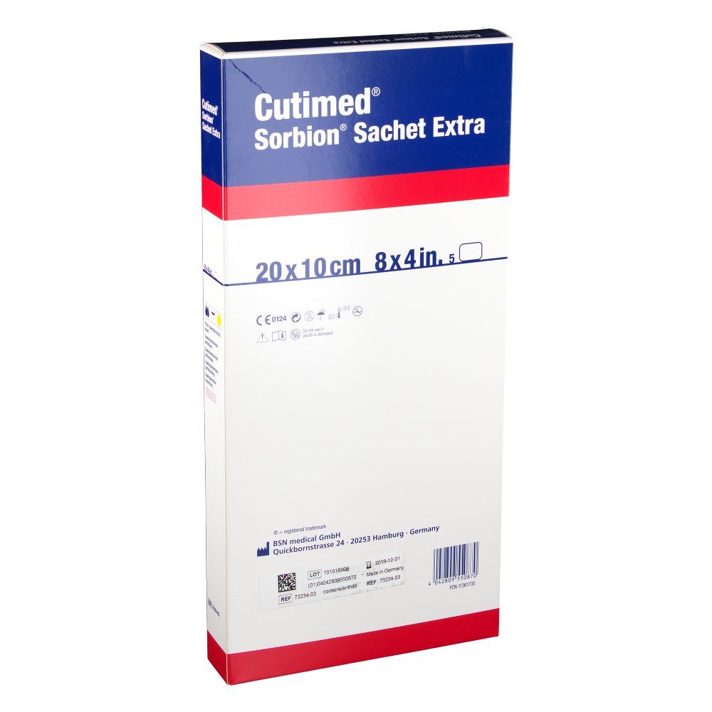 Cutimed® Sorbion Sachet Extra 20 cm x 10 cm