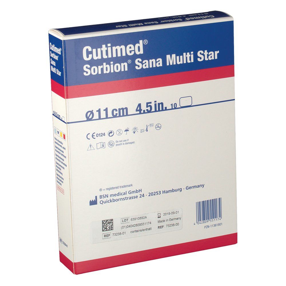 Cutimed® Sorbion Sana Multi Star 11 cm