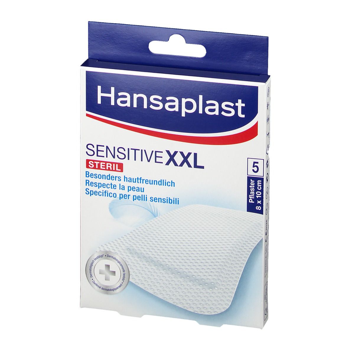 Hansaplast Sensitive XXL Pflaster 8 x 10 cm