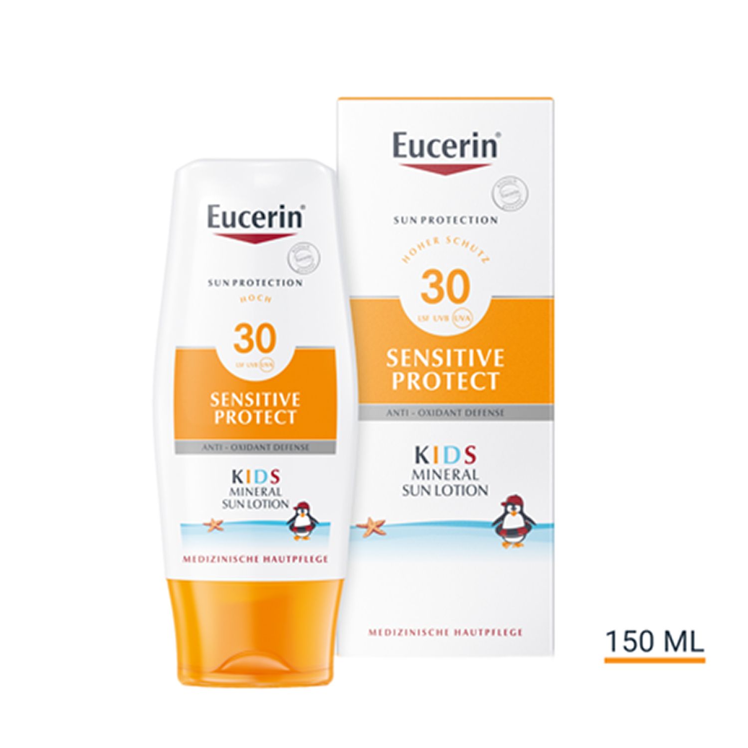 Eucerin® Sensitive Protect Kids Mineral Sun Lotion LSF 30 + Eucerin Oil Control Body LSF50+ 50ml GRATIS