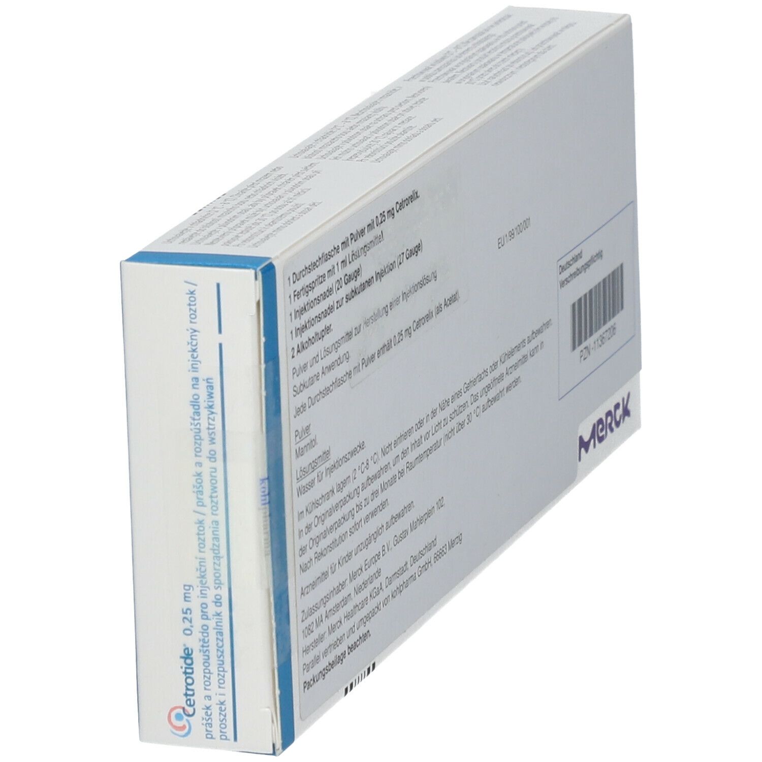 CETROTIDE 0,25 mg Plv.u.Lsm.z.H.e.Injektionslsg.