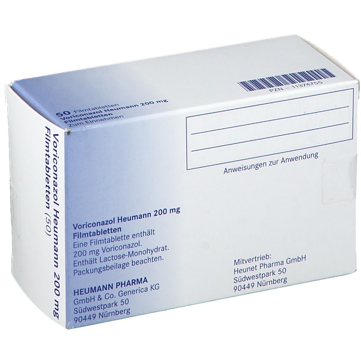 Voriconazol Heumann 200 mg