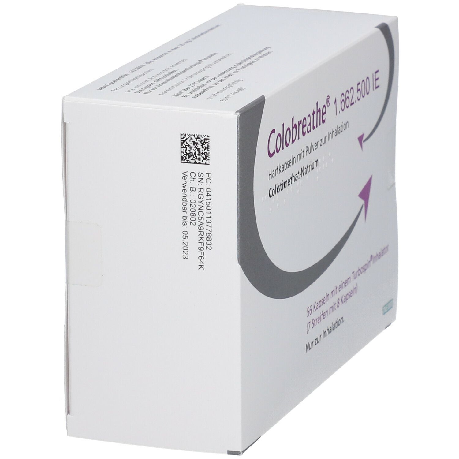 Colobreathe 1.662.500 I.E.