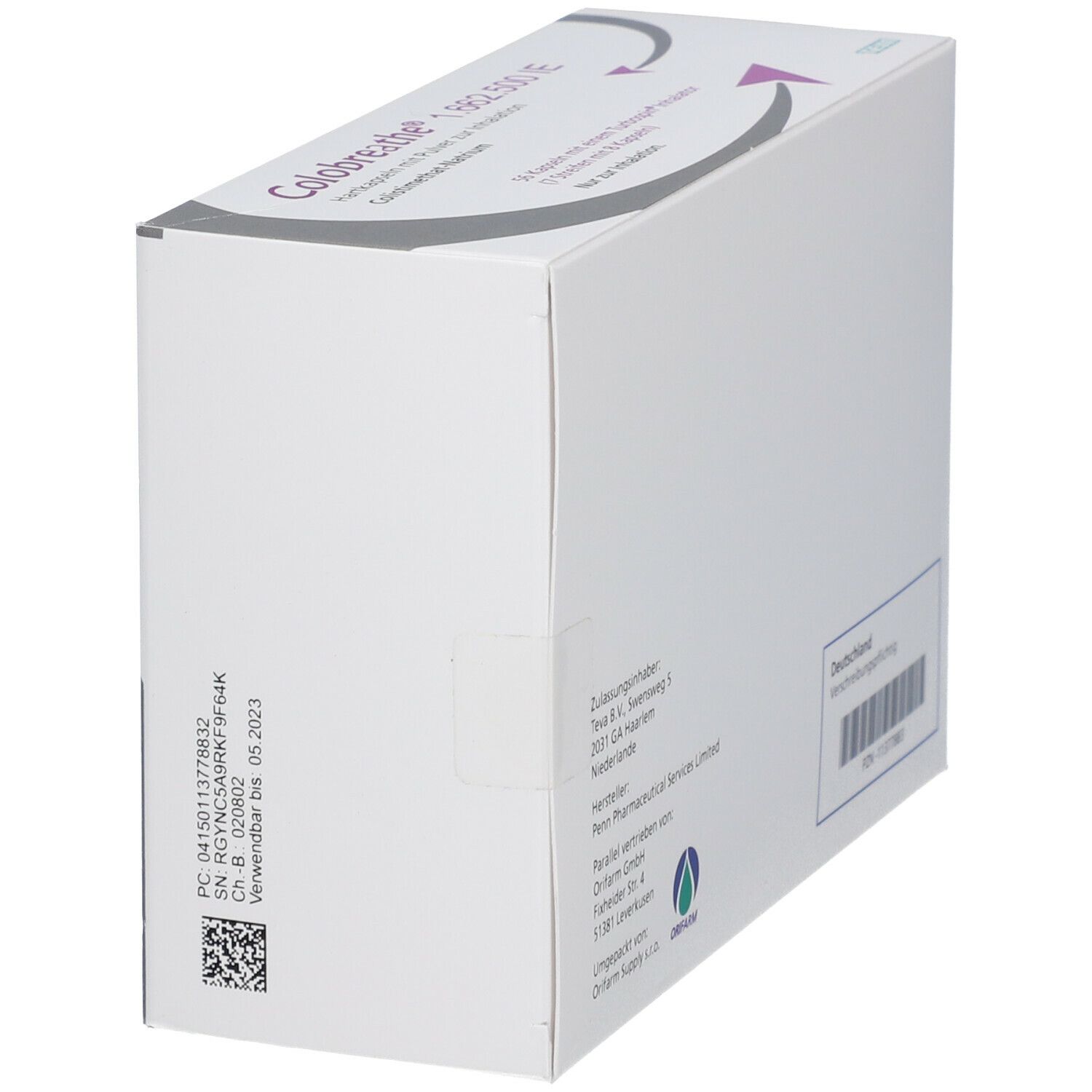Colobreathe 1.662.500 I.E.