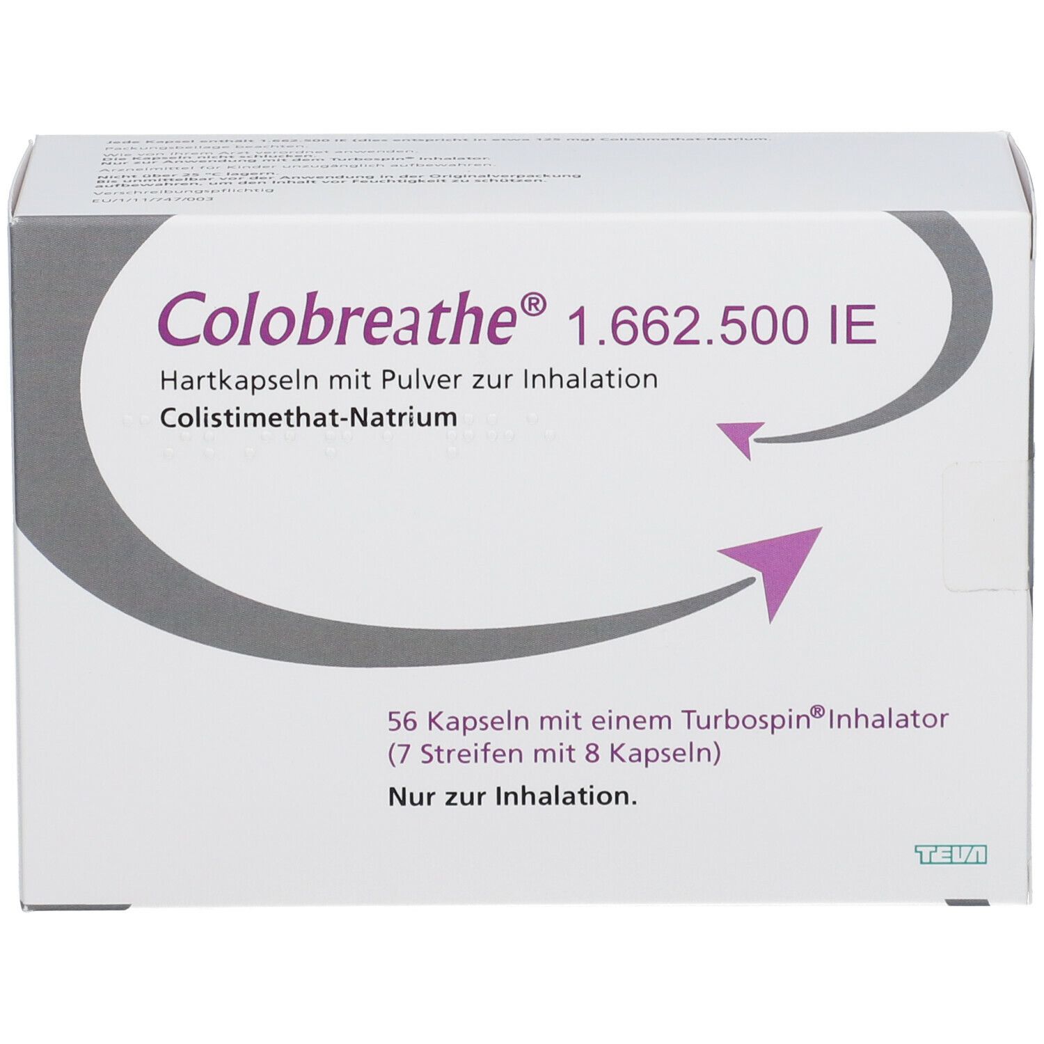 Colobreathe 1.662.500 I.E.