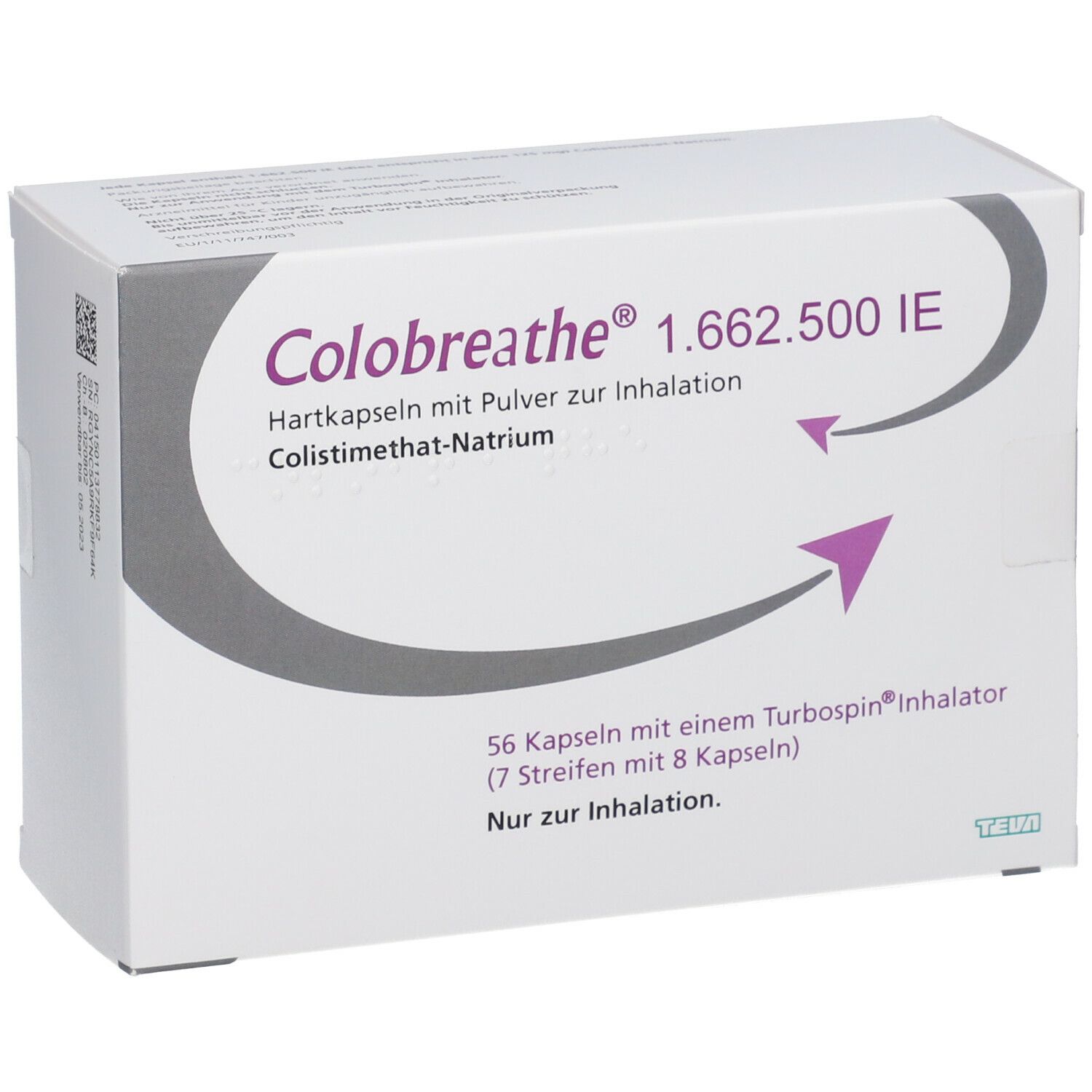 Colobreathe 1.662.500 I.E.