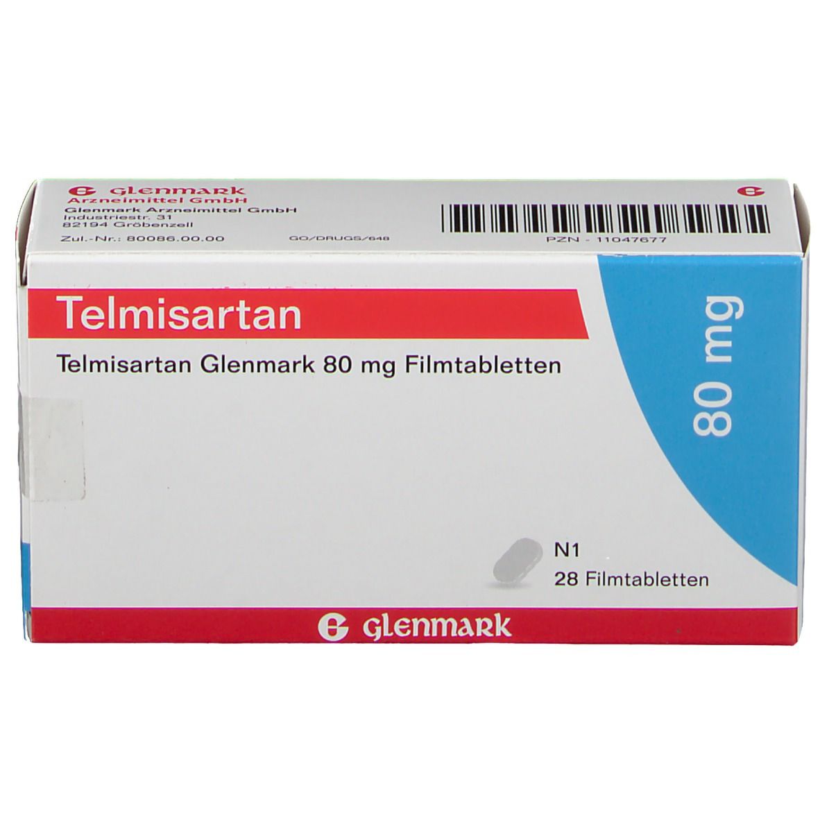 Telmisartan Glenmark 80 mg