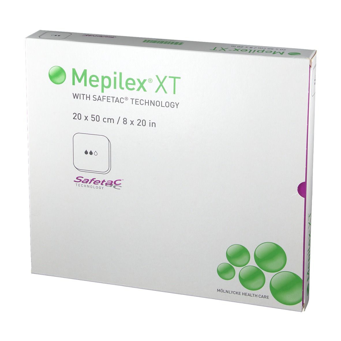 Mepilex® XT Schaumverband 20 x 50 cm