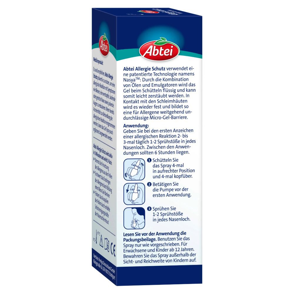 Abtei Allergie Schutz Nasen-Gel-Spray