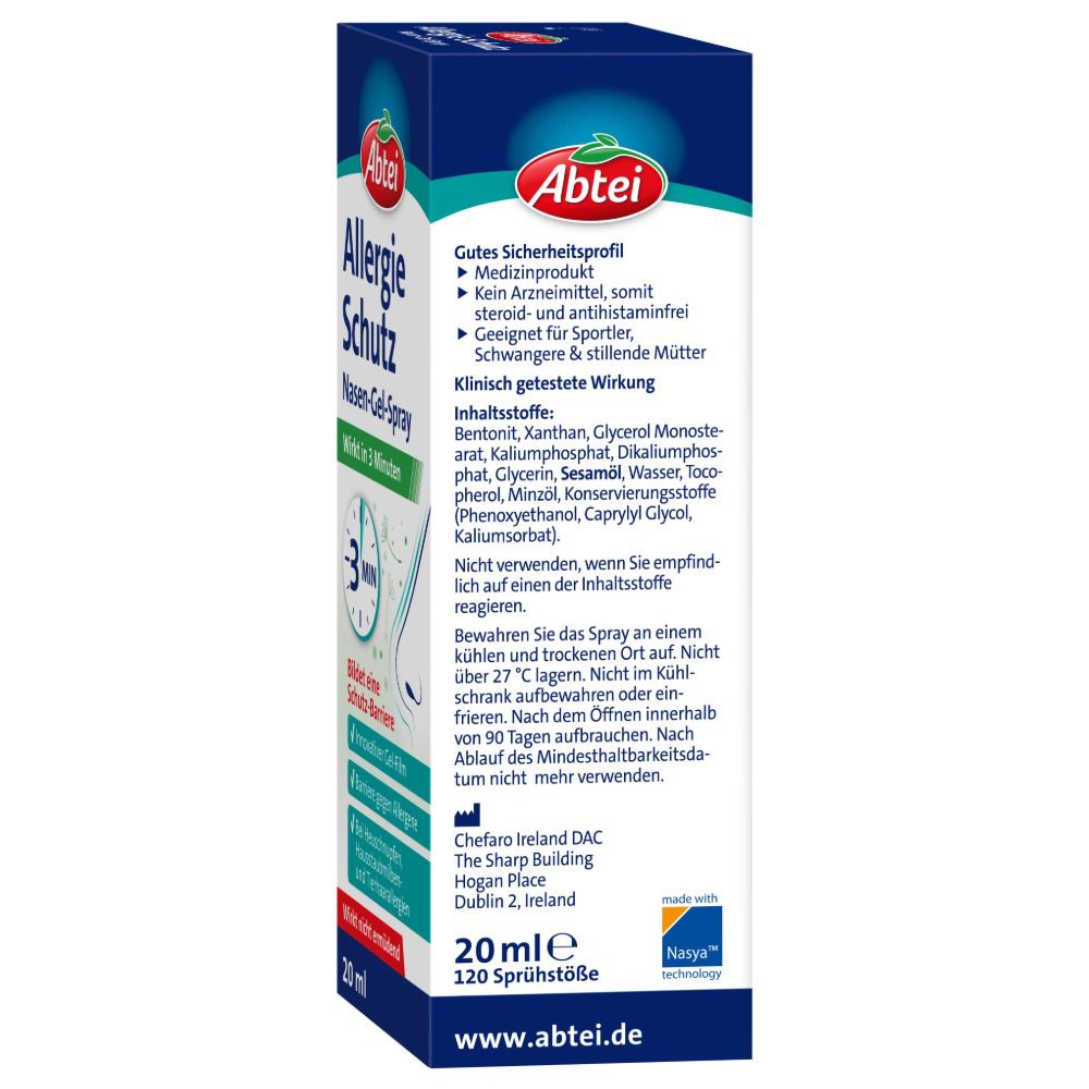 Abtei Allergie Schutz Nasen-Gel-Spray