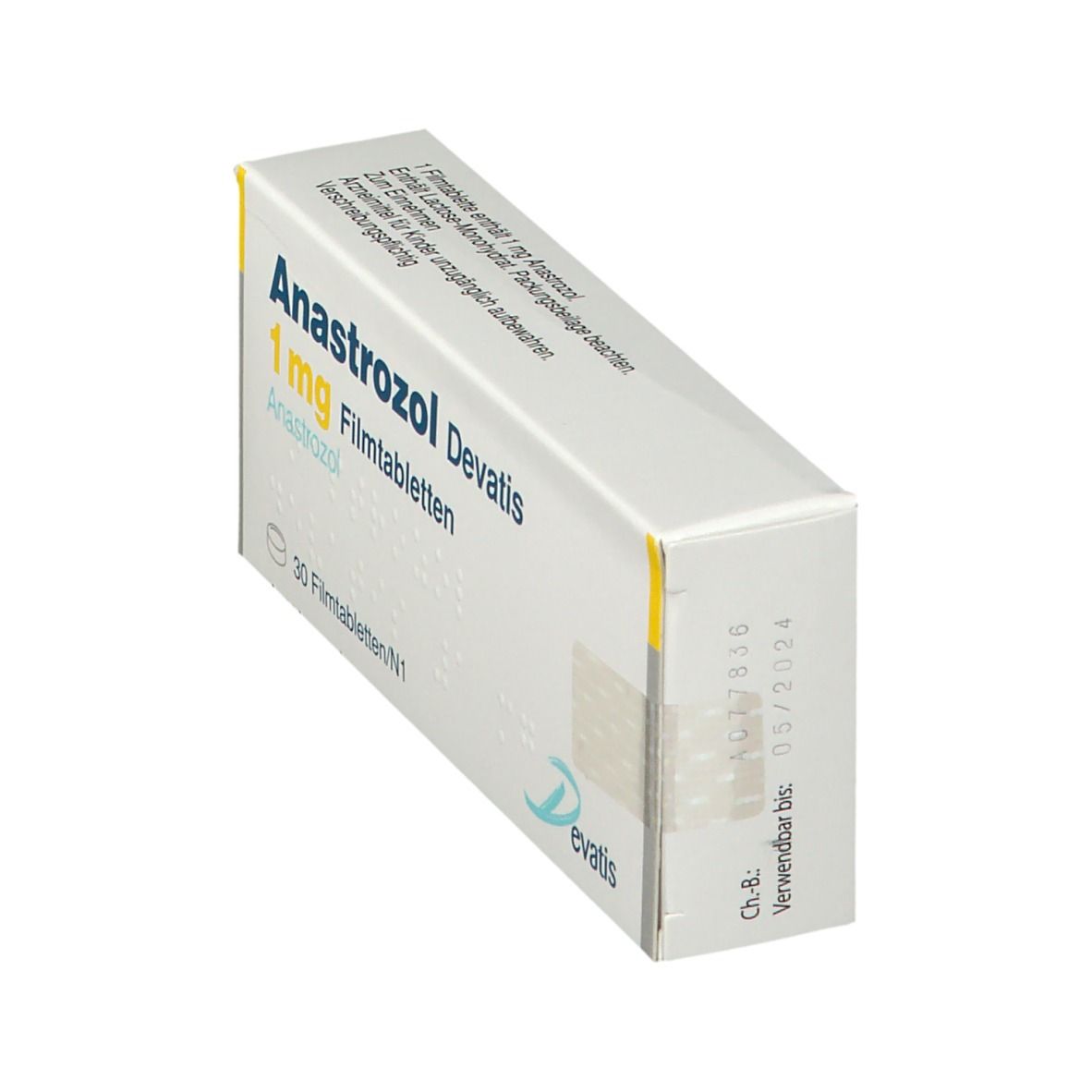 Anastrozol Devatis 1 mg Filmtabletten 30 St