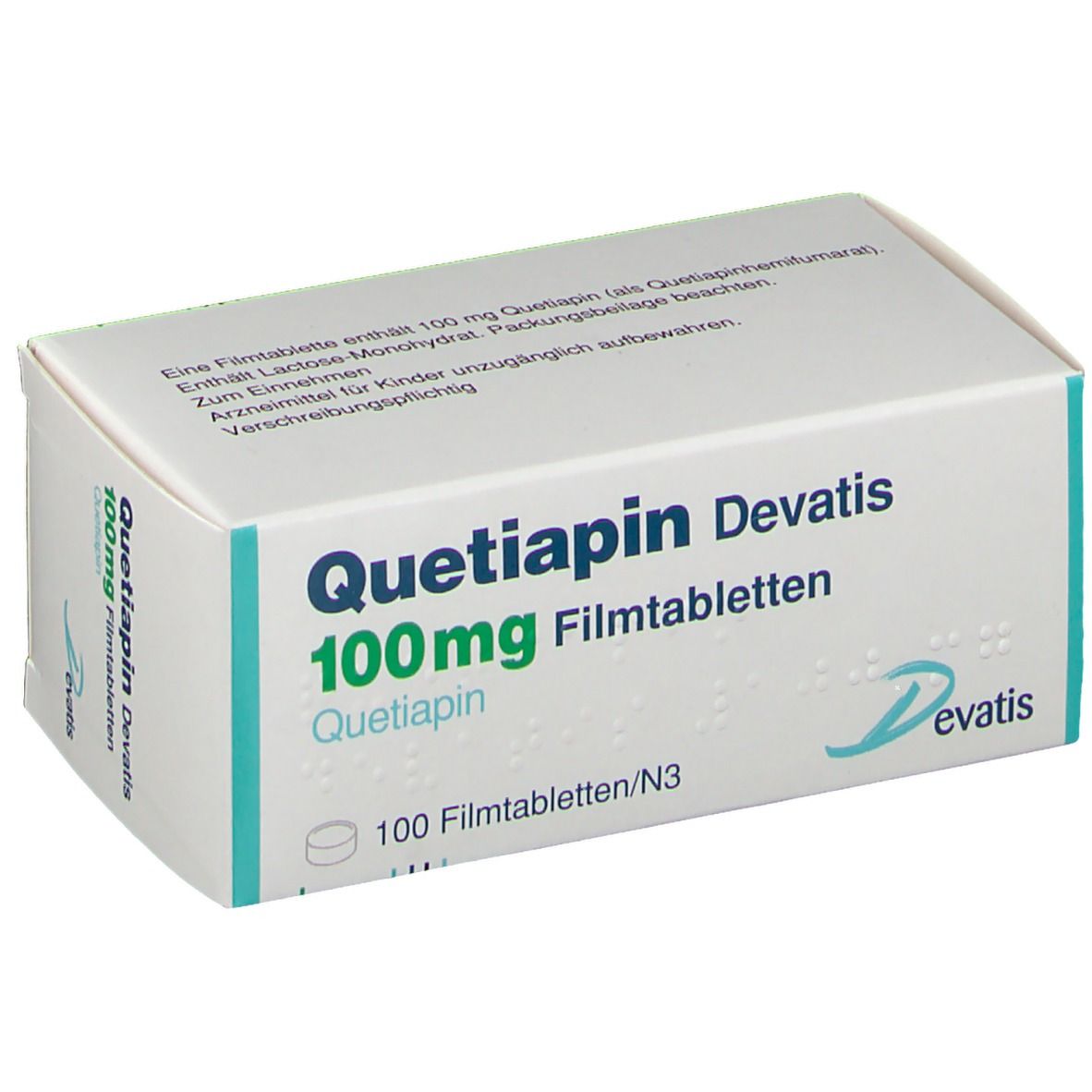 Quetiapin Devatis 100 mg